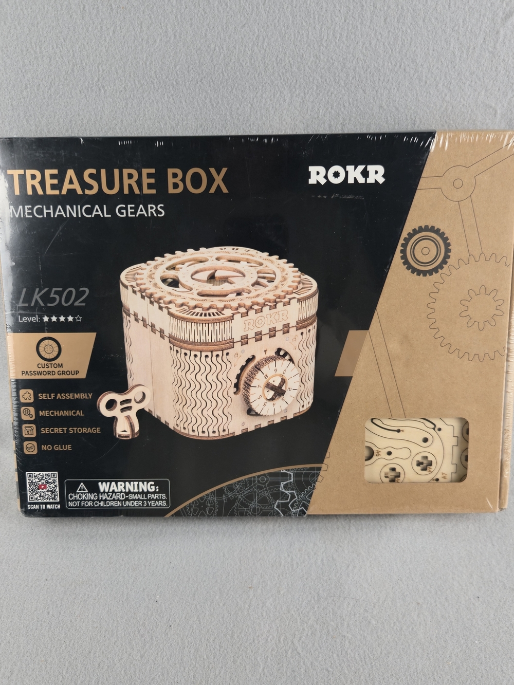 ROKR Treasure Box 3D Wooden Puzzle LK502 NWT